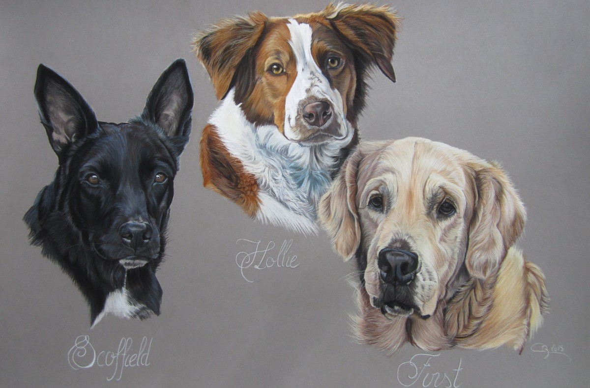 tableau chiens