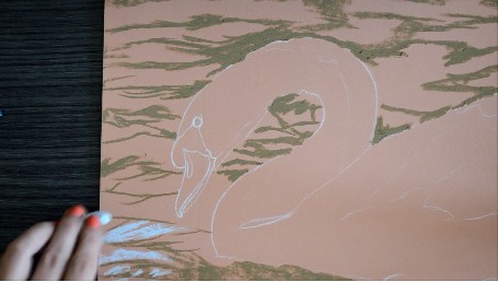 dessiner cygne