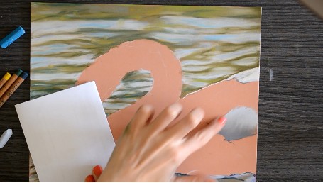 pastel-cygne