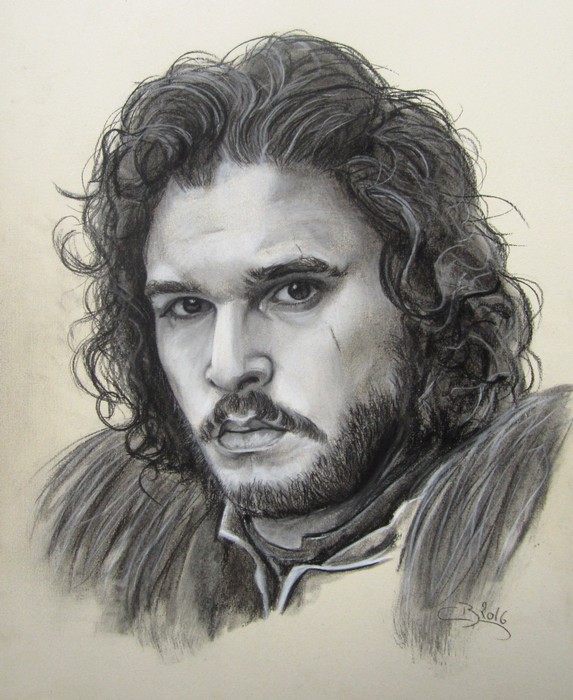 portrait jon snow
