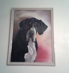 tableau dogue allemand