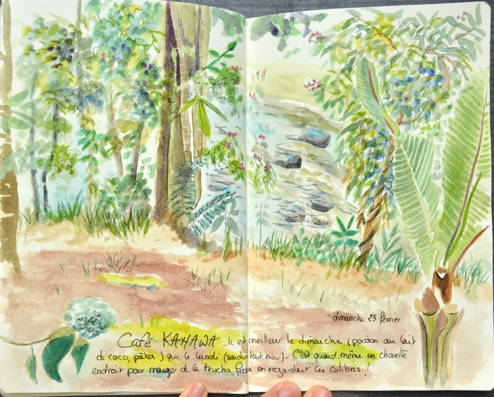 croquis rivière